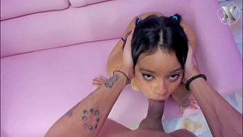 I give a good blowjob to my best friend with a big cock pov