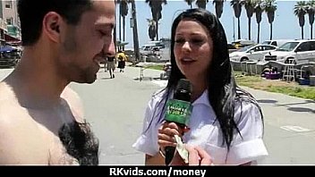 Tight teen fucks a man in front of the camera for cash 22