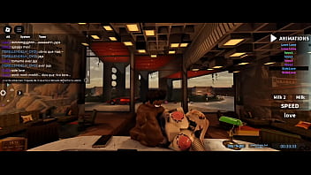 Roblox penetrando a puta adicta a verga de negro