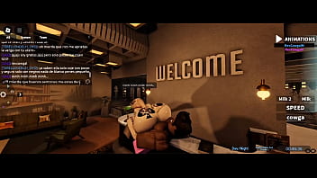 Roblox penetrando a puta adicta a verga de negro