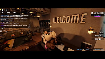 Roblox penetrando a puta adicta a verga de negro