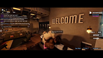 Roblox penetrando a puta adicta a verga de negro