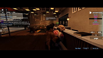 Roblox penetrando a puta adicta a verga de negro