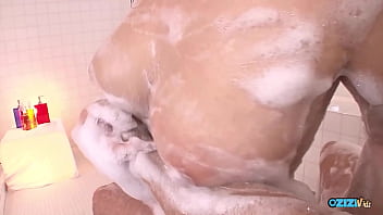 Imagine you and your charming asian partner are enjoying a bath together playfully tormenting each other