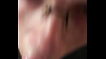 Glassed up karla rose drops to her knees locking eyes in pov while sucking my wrapped cock with hungry force