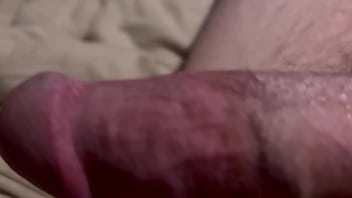 Big boner naked on the bed