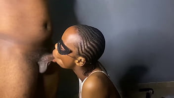 Pretty next door neighbour surprisingly gives good blowjob