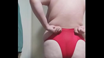 Slut tries on new lingerie