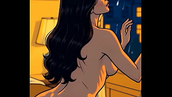 Ai voyeur watches his neighbor through the window