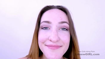 Smoking hot brunette queen got seduced by the producer