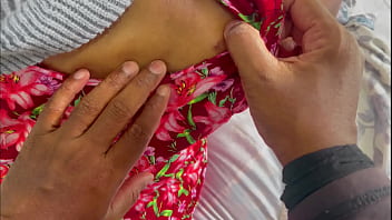 Her pink pussy ate by her new husband