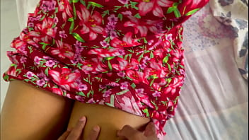 Her pink pussy ate by her new husband