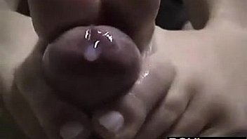 Getting a footjob close up point of view