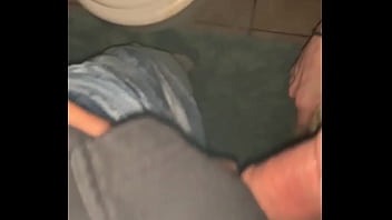 Smoking blowjob in shower with neighbors skinny wife