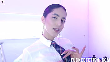 Helena star skinny brunette school