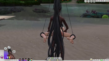 Futa Fucking A Woman With Hot Feet In Sims 4 thumbnail