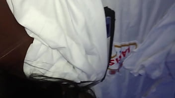 Cheating wife sucking big fat cock of neighbor celebrating his 18yo birthday fucking