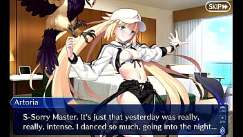 Summer artoria caster retelling you what happened last night