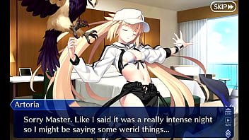 Summer artoria caster retelling you what happened last night