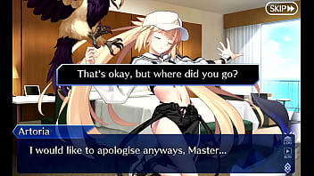 Summer artoria caster retelling you what happened last night