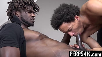 Officer Making The Straight Guy Get On His Knees And Give Him A Blowjob Perps4k thumbnail