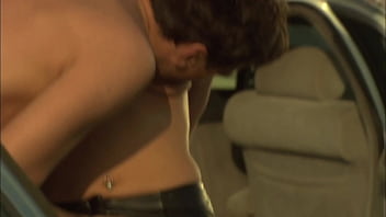 Crazy passionate fuck at the car scrapyard