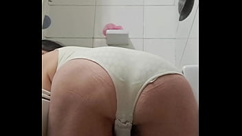 Wife washing peeing and showing ass