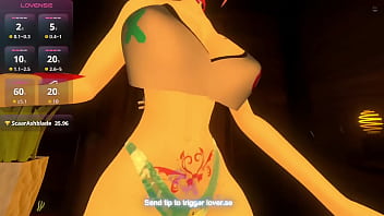 Hungarian vtuber on cam full body