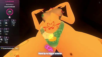 Hungarian vtuber on cam full body