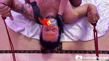 I humiliated him with wax play