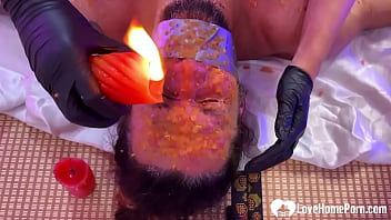 I humiliated him with wax play