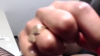 Sexy latina plays with pussy