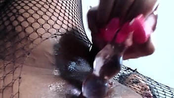 Sexy latina plays with pussy