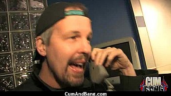 Cum ebony whore takes multiple facials 19