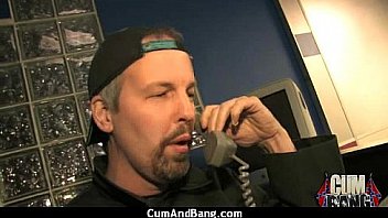 Cum ebony whore takes multiple facials 19