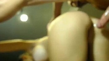 Busty babe swallows a lot of jizz