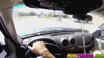 Ava started sucking cock at the parking