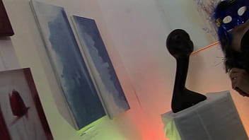 Elegant blonde milf with big tits fucke on coach