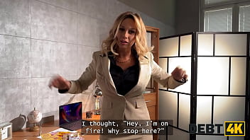 Debt4k karina king is fucking with a debt collector
