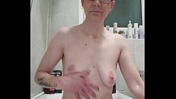 With a vibrator in the bathtub With a vibrator in the bathtub
