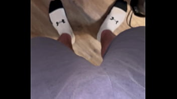 Throbbing and leaking in my compression shorts