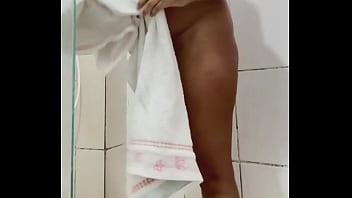 Brazilian milf taking my shower