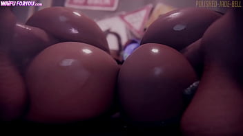 Kiriko and double cum overwatch