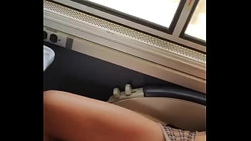 Hot milf sucks cock on train lolapearlisback jayromeroxxx