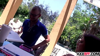 Slutty study group gets dicked