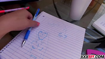 Slutty study group gets dicked