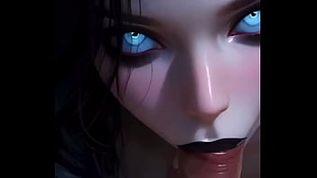 Huge boobs riding 3d