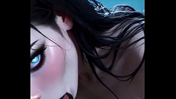 Huge boobs riding 3d