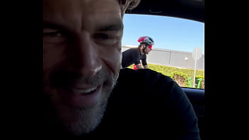 Aggressive fingering my date in front of cops public play