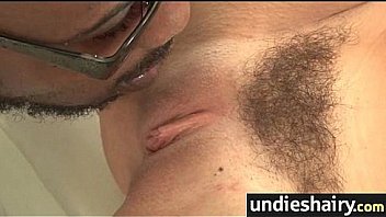 Amazing girl with natural hairy pussy 6